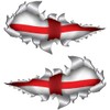 Totally Graphics St George England World cup Metal Rip Open