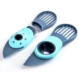 Hsthe Sea 3 in 1 Avocado Tool, Essential Gadget for Cutting, De-Stoning and Slicing, Perfect for Everday use and can Prepare Avocados into Many Styles, Can be Used on Other Soft Fruit and Veg