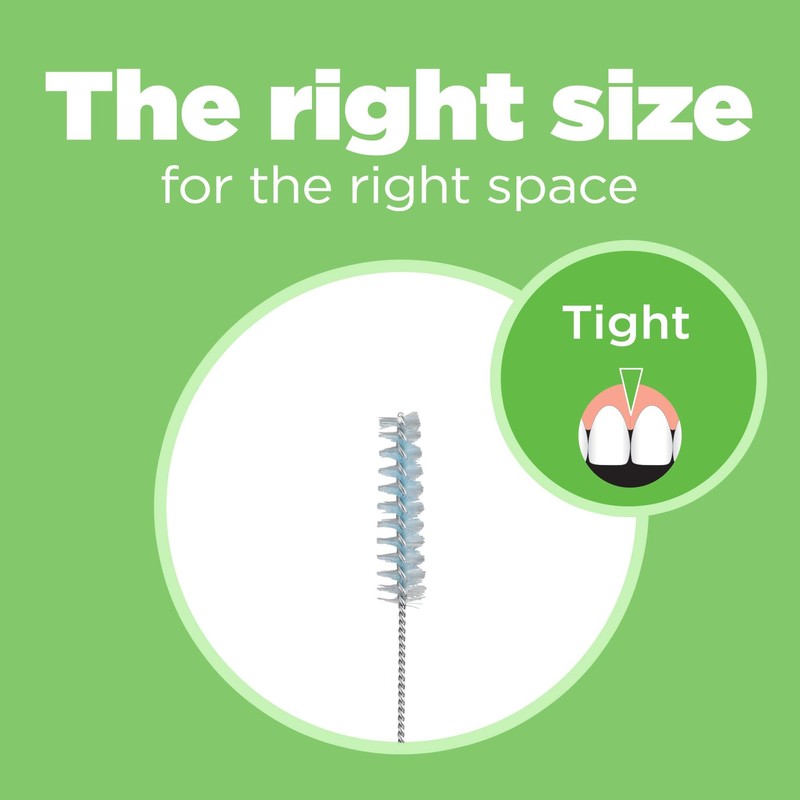 GUM Proxabrush Go-Betweens Refills - Tight - Compatible with GUM
