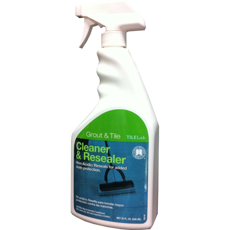 Custom Building Products TileLab Grout & Tile Cleaner and Resealer,
