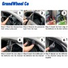 Window Deflectors Smoke Tinted in-Channel Side Window Vent Visor Deflectors