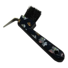 Limpia Cascos Para Caballo Con Cepillo Estampado