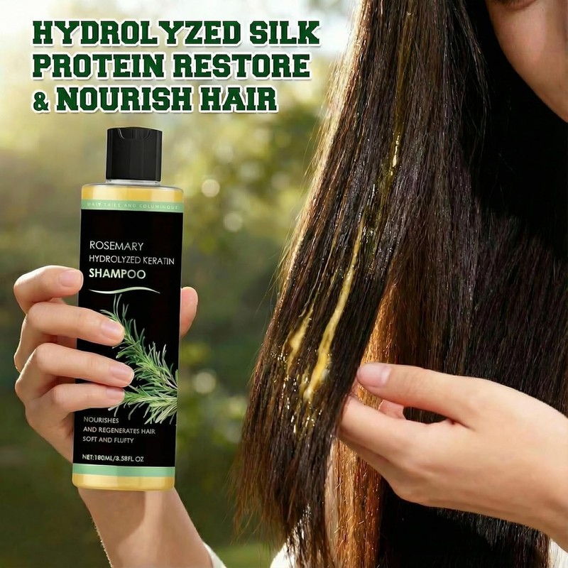 100ml Champú Orgánico De Romero Para El Crecimiento Del Cabello