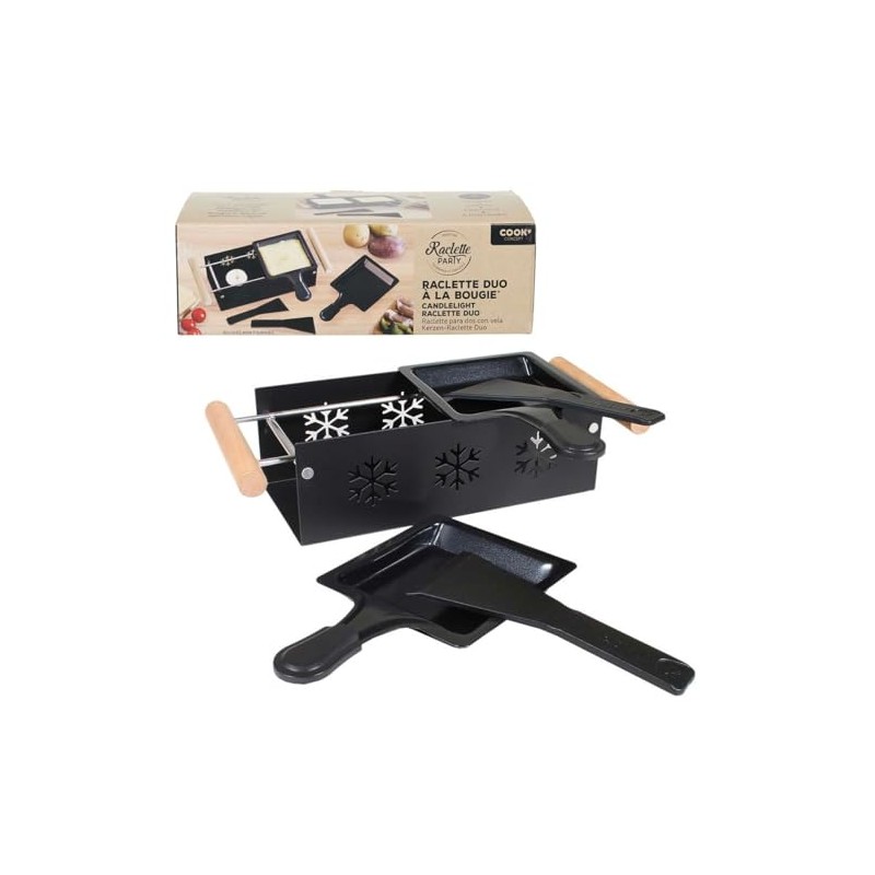 COOK CONCEPT KC2486 Kitchen Cooking BBQ Duo Squeegee Black