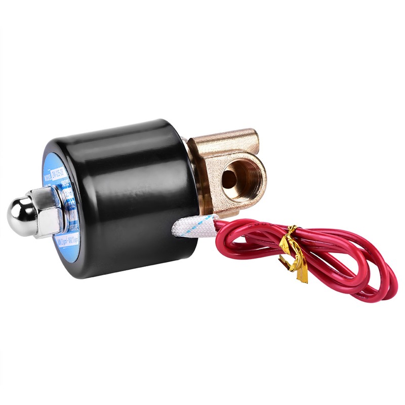 2W025-08 G1/4" AC N/C Normally Closed Brass Electric Solenoid Valve