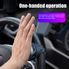 Steering Wheel Spinner Knob for Easier Vehicle Maneuvering – 360° Rotating Ball Handle for Driving