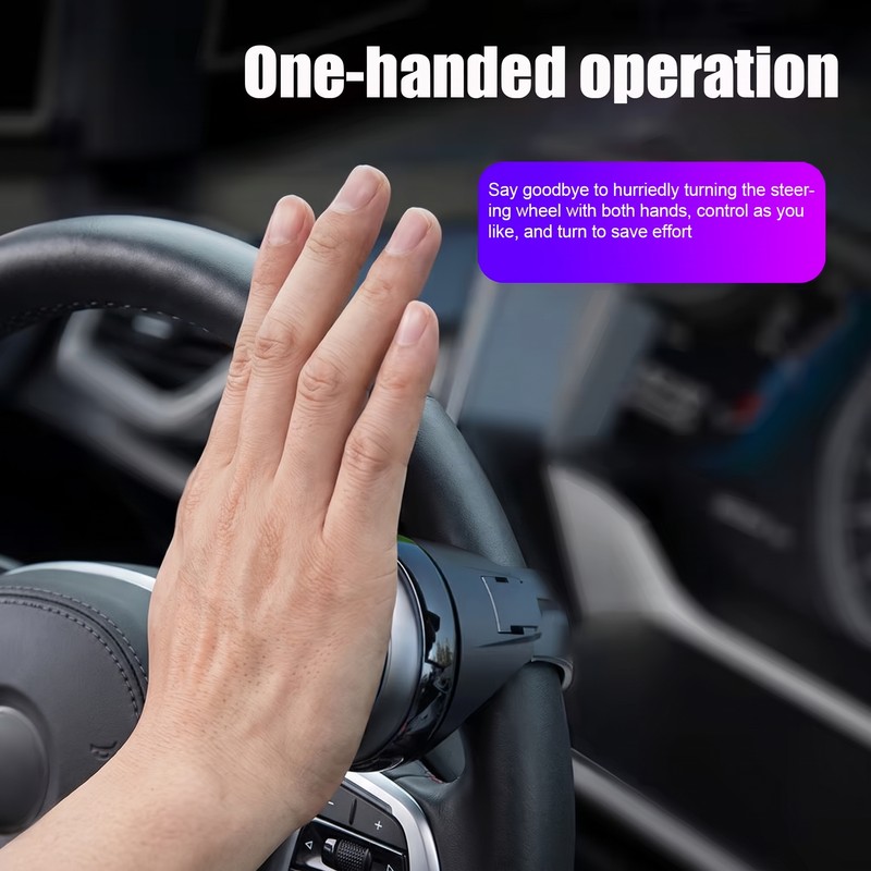 Steering Wheel Spinner Knob for Easier Vehicle Maneuvering – 360°