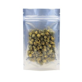 AwePackage Clear White Resealable Smell Proof Foil Pouch Bag - Airtight Zipper (50, 4 x 6-1/2 (Quarter))