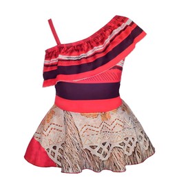 Lito Angels Swimming Costume One Piece with Accessories for Kids Girls Swimwear Swim Dress Summer Beach Size 2-13 Years, Swimwear Only