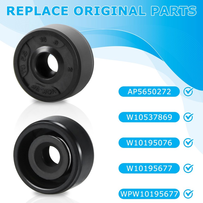 Upgraded W10195677 WPW10195677 Dishwasher Diverter Valve Seal Grommet - 2
