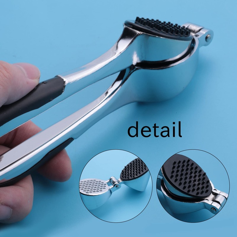 MANPANY Multifunktions Edelstahl Knoblauchpresse Knoblauch Ingwer Squeeze Crusher Slicer Werkzeug