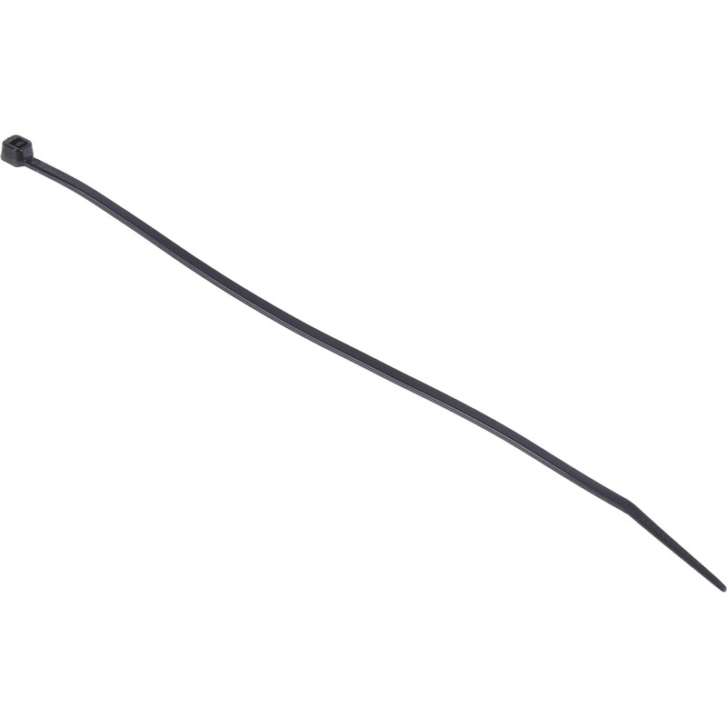 RS PRO Nylon 66 Cable Ties Heat Stabilised Black 3.6