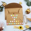 840 Pieces Round Dot Small Letter Number Stickers, 5 Sheets