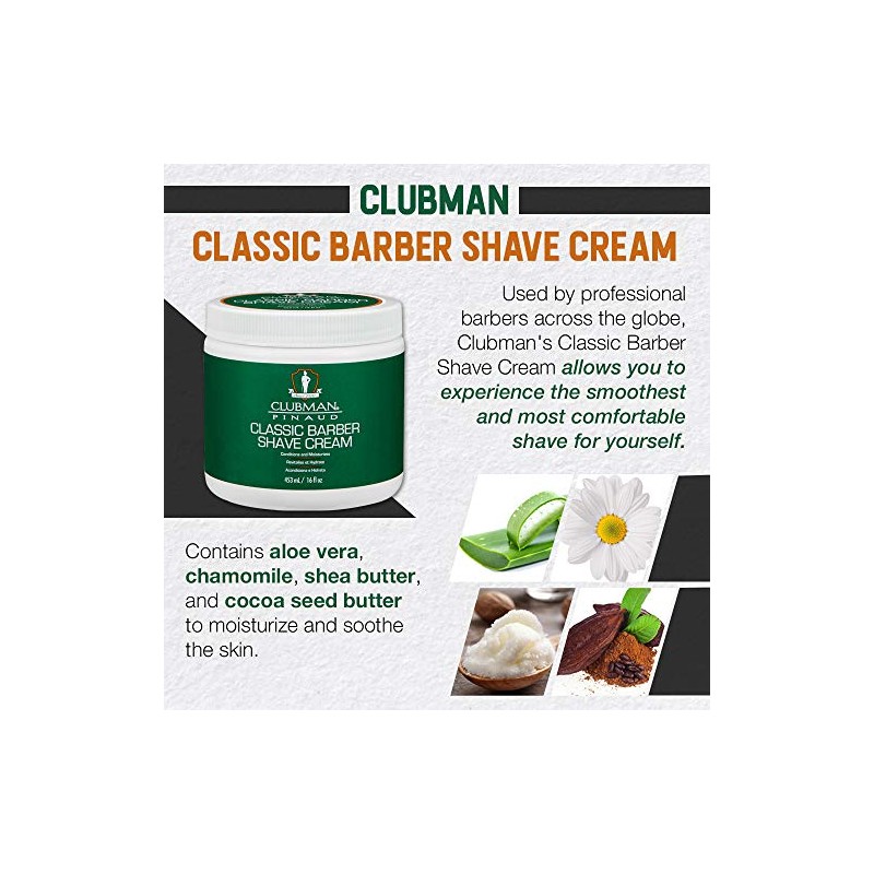 Clubman Clubman classic barber shave cream