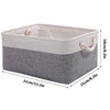 Small Storage Box with Handles, Foldable Wardrobe Baskets for Storage,