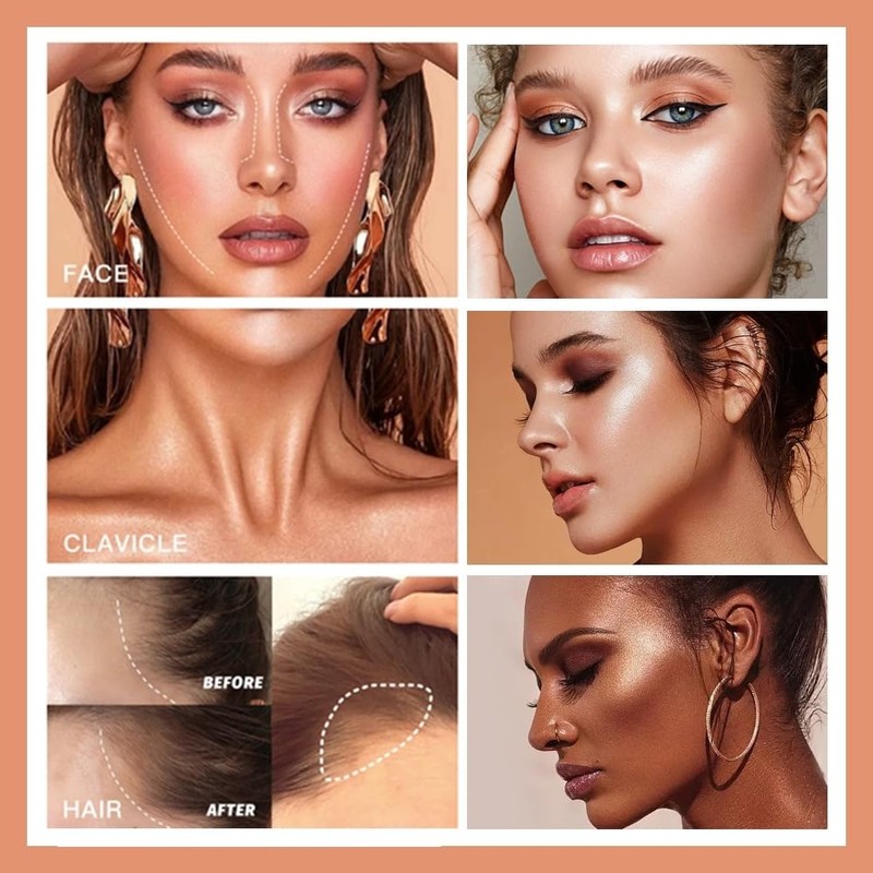 Liquid Contour Stick -Built-in Sponge Tip Sculpted Complexion Wall Contour
