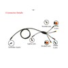 1 to 5 Electric Bike Cable Plastic Rubber Lithium Battery