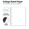 Dunwell College Ruled Spiral Notebook (Black), 1 Subject Notebook 8.5