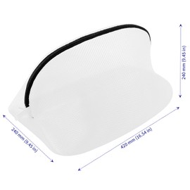 SOUJAP 4 PCS 42 cm Laundry Shoe Bag, White Laundry Shoe Bag, Laundry Shoe Bags for Washing Machine