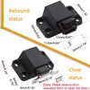 Self-Closing Push to Open Door Latches Hardware CBRIVE 4Pack Kitchen