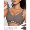 OEAK Womens Wireless Bras V Mesh Comfortable Bralette Supportive Tshirt