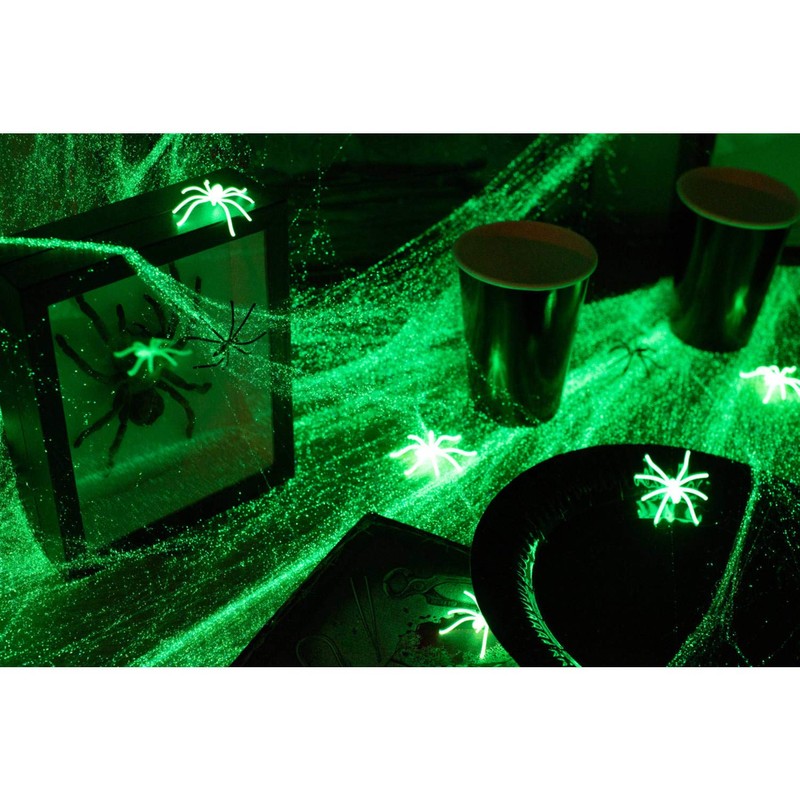 Folat 23785 Spinnennetz Glow in The Dark-100 g, Weiß