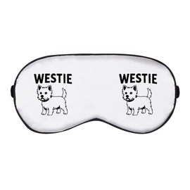 Azeeda 'Westie Dog' Sleep/Travel Eye Mask (EY00032172)