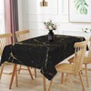 Black and Gold Marble Tablecloth Marble Print Table Cloth for