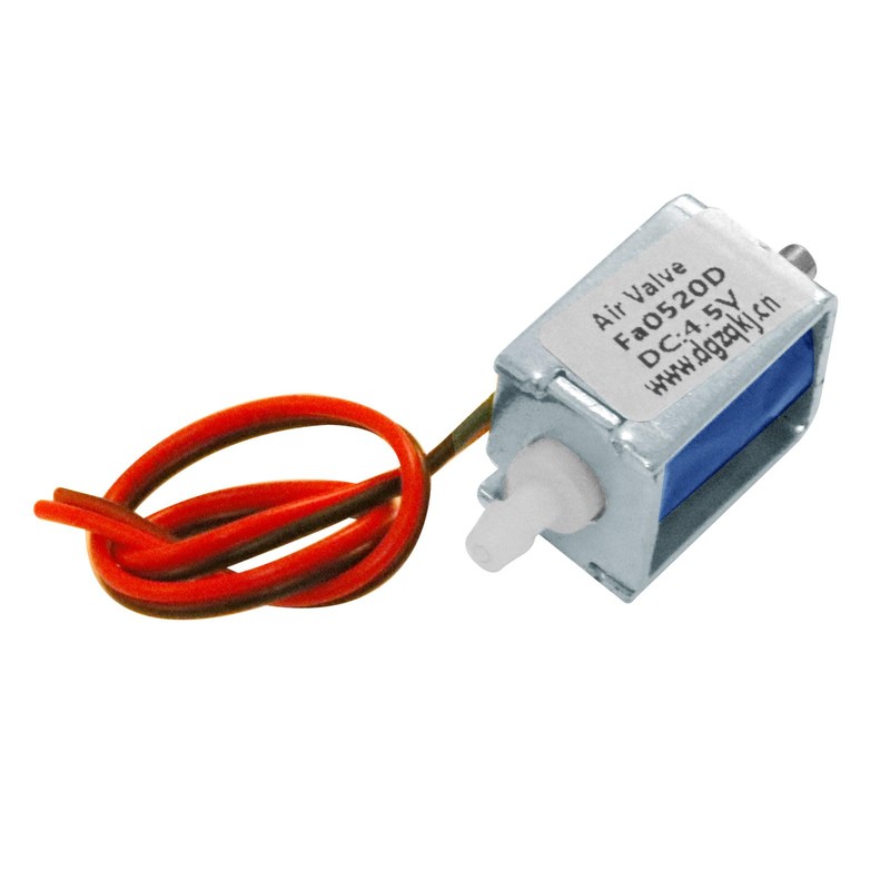 sourcing map Miniature Solenoid Valve 2 Way Normally Closed DC4.5V