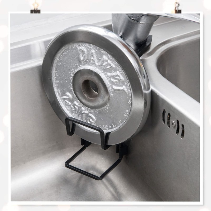 Sponge Holder Kitchen Hanging Sink Organiser - Metal Sponge Holder