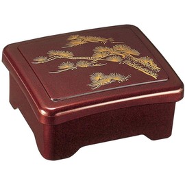 J-kitchens Heavy Box, Tea, 6.6 x 5.6 x 3.1 inches (16.7 x 14.3 x 8 cm), Unagi no Pot, Unaju, Kotsuki Bowl Weight, TamePearl Akira Matsunai in 914