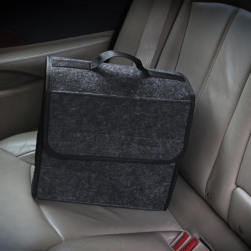 Multi-functional Storage Box, Car Supplies, Car Storage Bag, Foldable, Felt