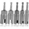 5Pcs 1/4inch Hex Shank Wing Nut Driver Set 10-19mm Steel