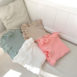 Organic Muslin Baby Blankets, Cotton Crib Blanket for Baby Infant Toddler, Super Soft and Lightweight Nursery Blankets 47"x47"| Perfect for Boys & Girls (Pink)