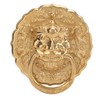 Door Knocker Chinese Animal Head Style Modelled Antique Brass Easy