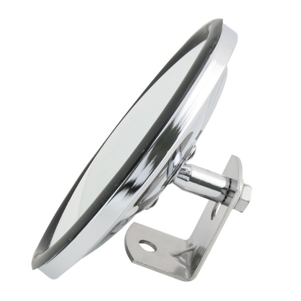 GG Grand General 33271 Stainless Steel 5” Convex Blind Spot Mirror with Center Mount for Trucks, Buses, Utility Vehicles and More