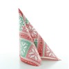 Sovie HORECA Linclass® Airlaid Chriss Napkin in Red/Green | Christmas
