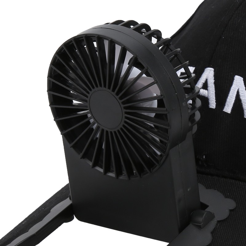 Portable USB Rechargeable Fan Hat Adjustable Adult Unisex Sun UV