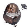 Art Wrought Iron Owl Storage Tank Metal Money Box Handicrafts