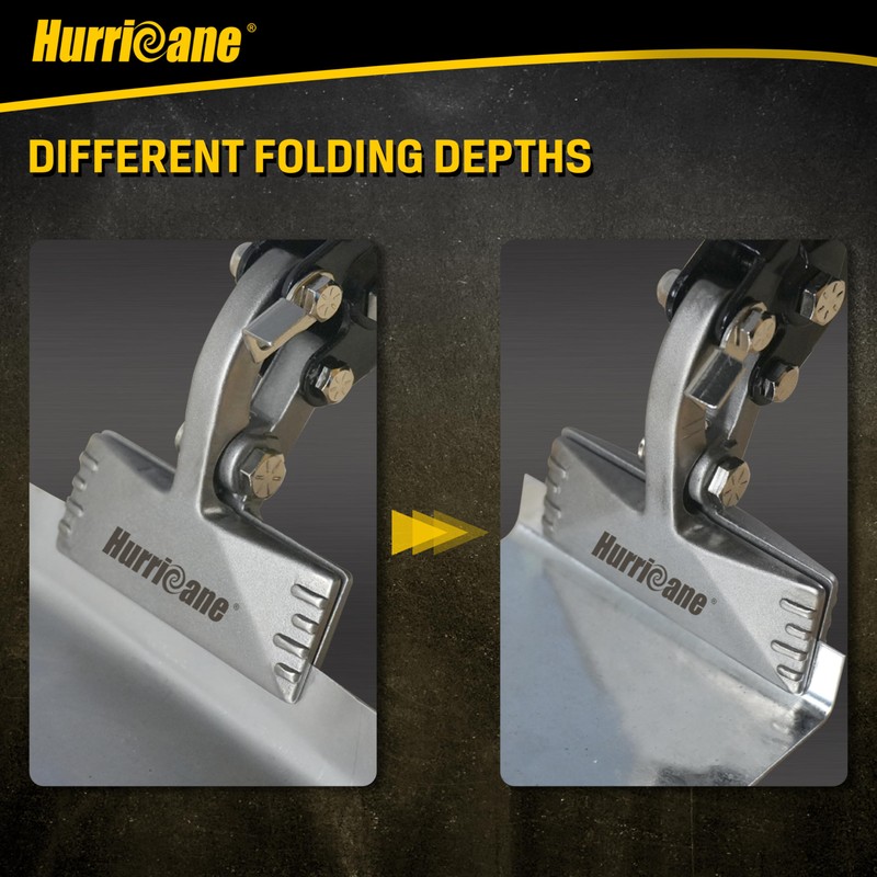 HURRICANE 3 Inch Offset Hand Seamer, Sheet Metal Bending Pliers