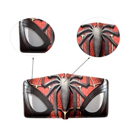 Eterspr Children's Wallet, Cartoon Purses, Made of PU Leather, with Zip, for Children, Teenagers, Money Note Compartment (Red), red, Contemporary