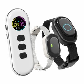 Lychee Training Collar for Two Dogs，One Large(10-120lbs) and One Small (5-50lbs) Sport Dog Correction Shock Collar for Training with 1300FT Remote Control, IPX7 Waterproof and Rechargeable