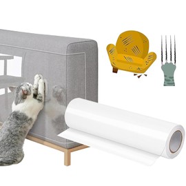 WEZCHUGHAOL Protector de Puerta de Perro Rascado, Paquete de 4 Protectores de Muebles Gruesos Antiarañazos para Gatos, Protector de Arañazos de Puerta para Mascota, Protege tu Puerta