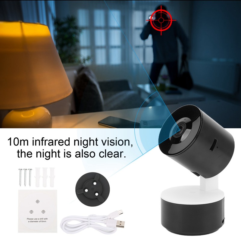 Smart Camera 2MP WiFi IP Webcam Motion Detection Automatic Tracking