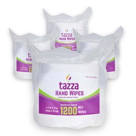 Bulk Wet Wipes – 4 x 1200 count (Total 4,800 Count) Durable, Pre-Saturated Wet Wipes for Cleaning Gym Equipment and Surfaces