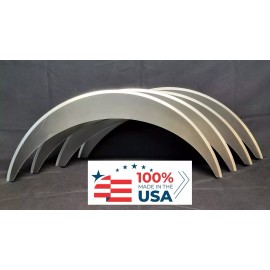Lemon Hill Avenue Universal Metal Fender Flares Style 4:  2.75" Wide, 4-piece set (hand-made)