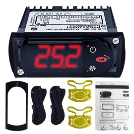 PZGXS0J111 Temperature Thermostat with Temperature Sensor Probes 115V,New Temperature Controller Fit for Care-l and All Refrigerator Types
