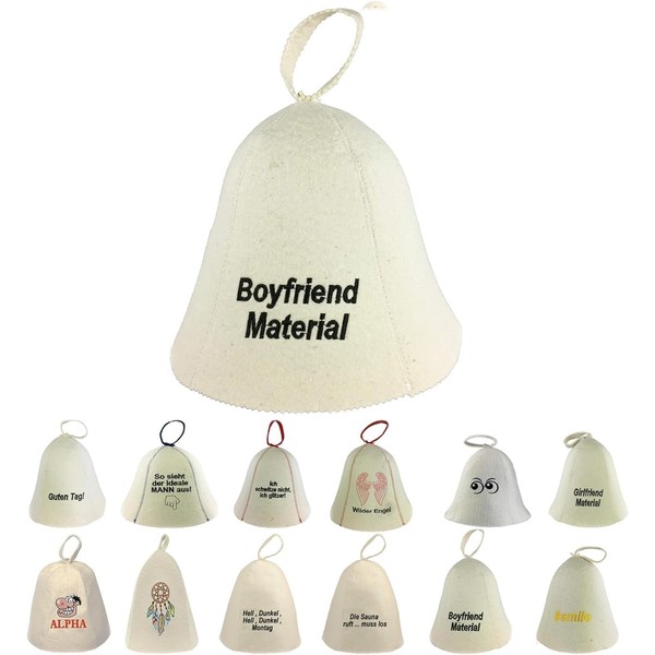 GMMH Sauna Hat Made of Wool Felt (SS20-011) Felt Cap