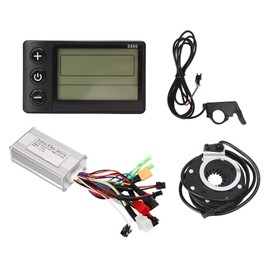 17A Electric Bike Controller Kit 8 Magnetic Assist Sensor Thumb Throttle S866 LCD Meter for 24V 36V 48V Motor