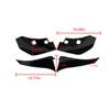 IKON MOTORSPORTS, Front Winglets Replacement Compatible with 2015-2023 Ford Mustang